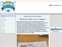 Tablet Screenshot of esv-grossfeistritz.com